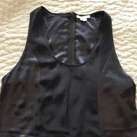 Helmut Lang Silk Black Mini Dress Size 6 - Picture 7 of 9